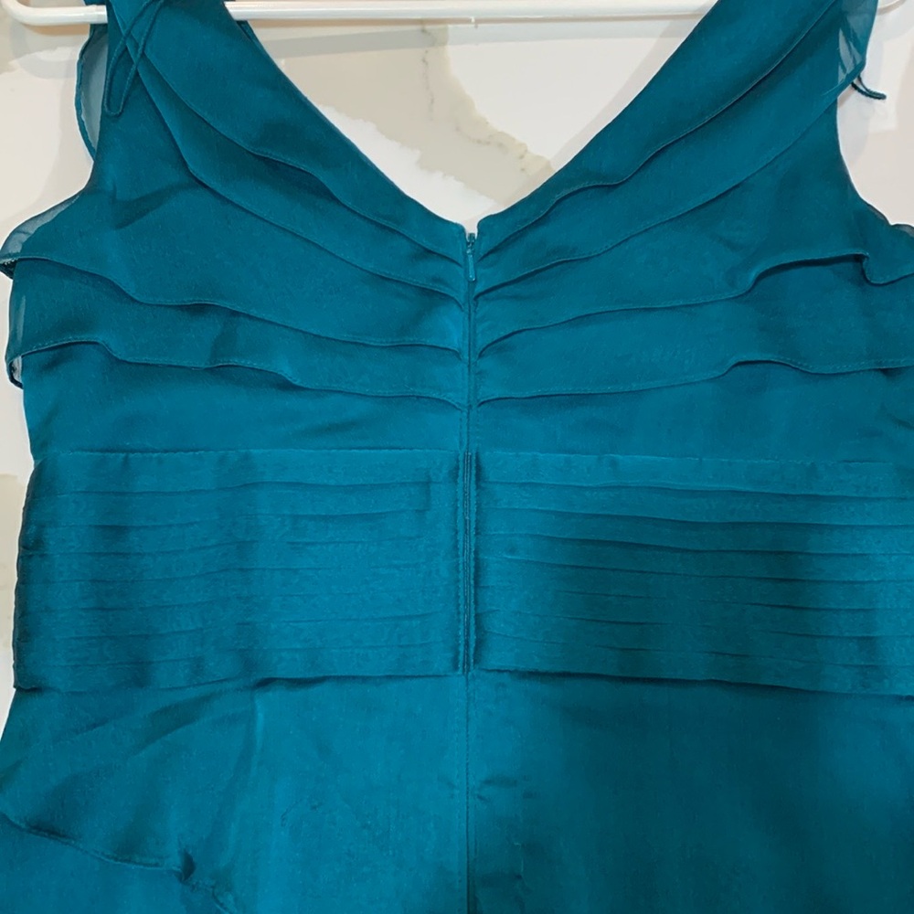 Adrianna Papell Teal Dress - Picture 4 of 4